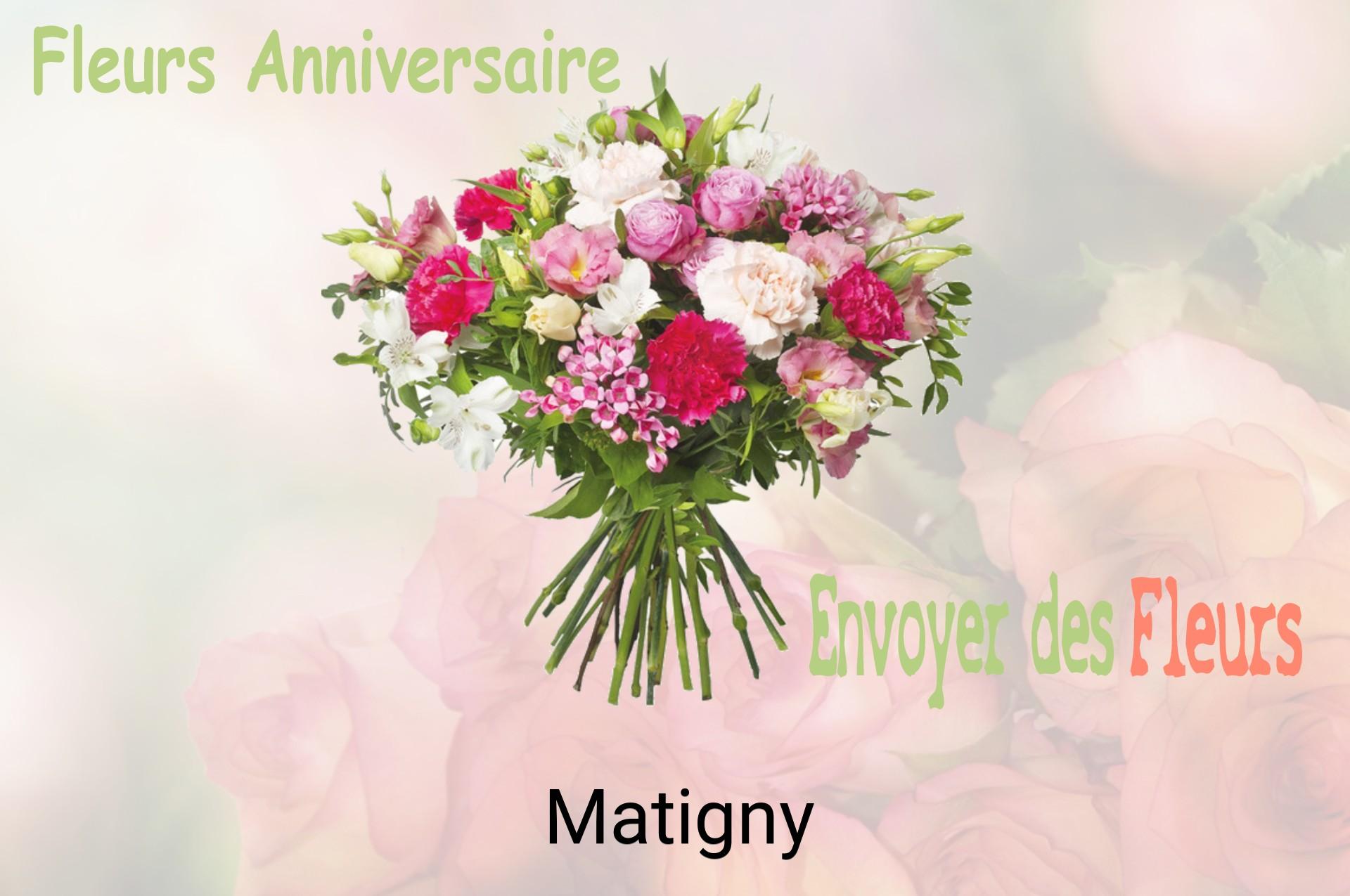 Bouquet de fleurs d’anniversaire livré à Matigny